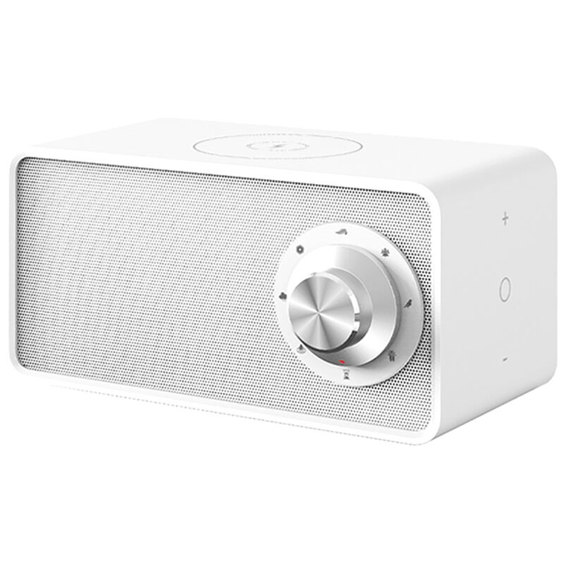 

White Noise Altavoz de sonido natural con cargador inalambrico BT V5.0 Caja de sonido 5W / 10W Carga rapida inalambrica 1800mAh Control tactil