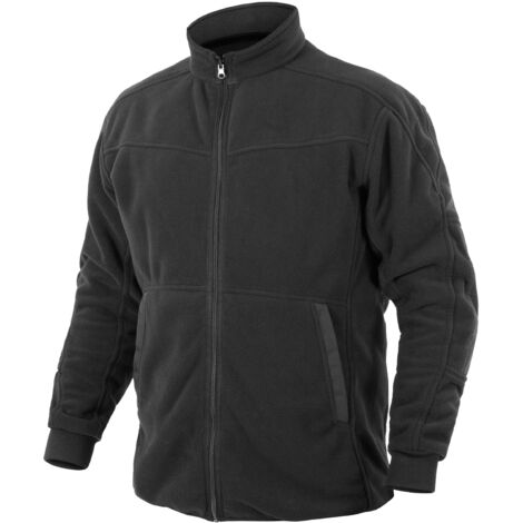 Qualitex Fleecejacke "iND" schwarz 4XL