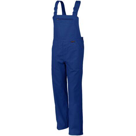 Qualitex Latzhose "classic", Größe: 50, Farbe: kornblau