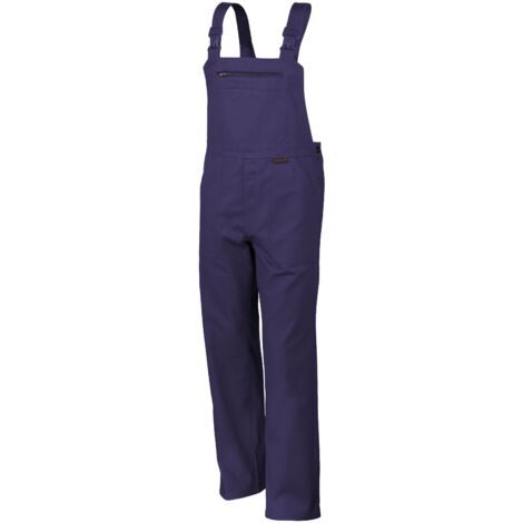Qualitex Latzhose "classic", Größe: 98, Farbe: hydronblau
