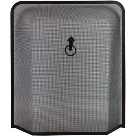 Quantock Spark Fire Guard Surround Screen, Black