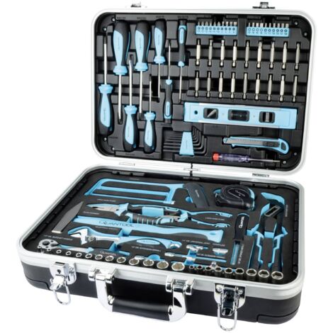 Quantool Boîte à outils professionnelle noire durable