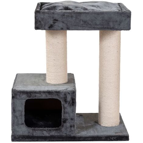 Quapas Arbre à chat Bandit Gris foncé 76x45x82 cm Quapas