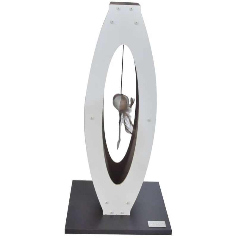 Griffoir pour chat Tower Noir et blanc 30x30x62 cm - Quapas!