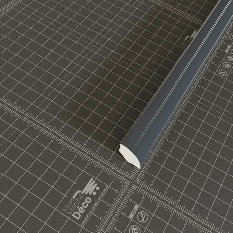 Profilé quart de rond PVC cellulaire uni Haut.17,5mm Longueur 2m50