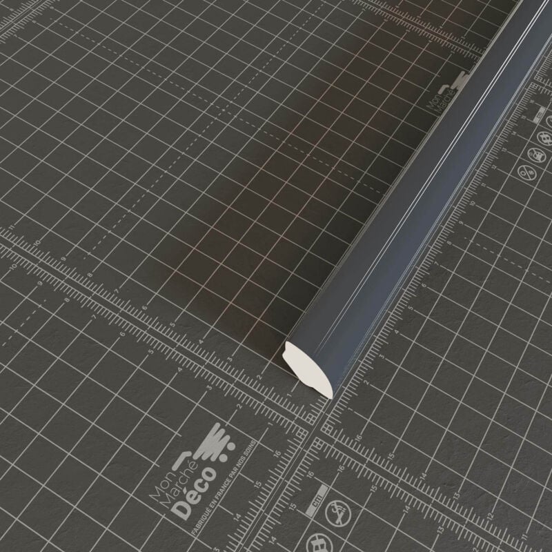 Quart de Rond pvc Cellulaire - Longueur 2.50 m - Anthracite, Lot de 5