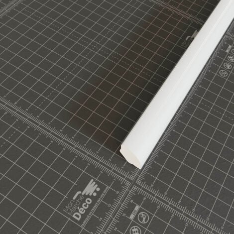 Quart de Rond PVC Cellulaire - Longueur 2.50 m - Blanc, Lot de 5