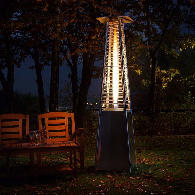 Quartz Glass Tube Real Flame 13kw Gas Garden Outdoor Patio Heater