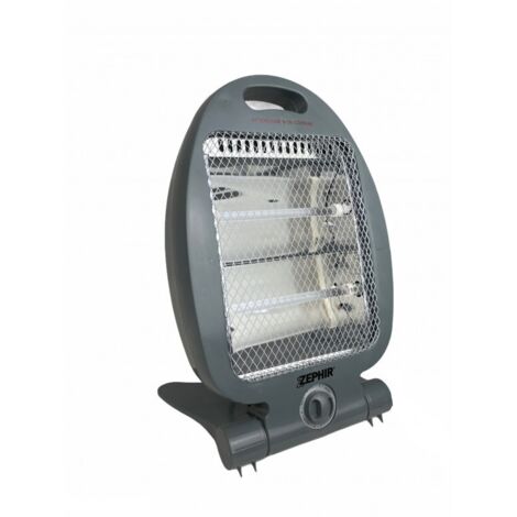 Quartz stufa 2x400w couleur grise hzq850c