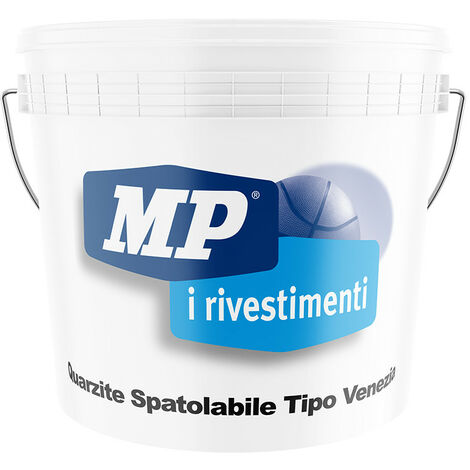 QUARZITE SPATOLABILE VENEZIA 25KG - RIVESTIMENTO MURALE ACRILICO BIANCO GRANA 1,2MM PER ESTERNI ED INTERNI - COLORIFICIO MP