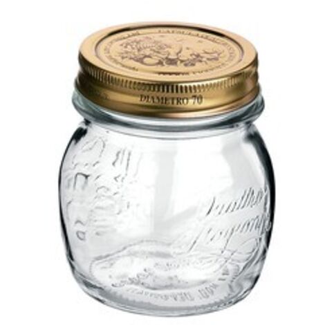 Quattro Stagioni 150 ml Gläser – italienisches Glas, perfekt zur Aufbewahrung von Lebensmitteln