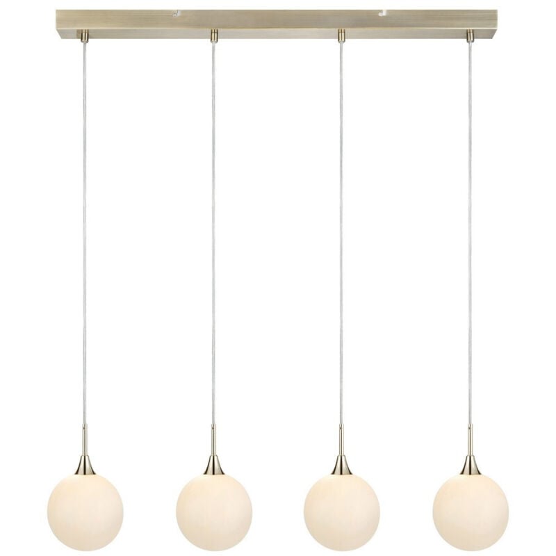 Quattro xl Suspensión de Techo 4 Barra de Luz Antiguo, Blanco - Markslojd