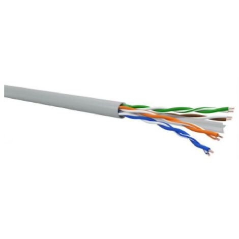 Qubix cavo r6ut4y23 utp cat 6 4x2xawg23/1 1 metro 0502820grsc0305