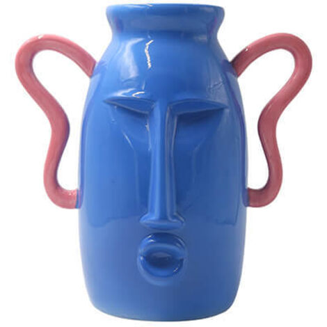 Que Rico Amor Del Color Large Blue Federico Vase