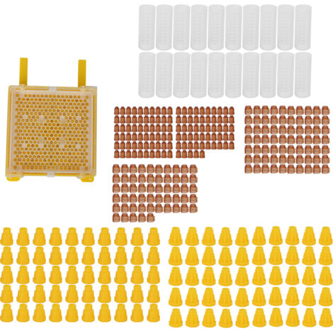 Queen Rearing Package Queen Cell Protective Cover Full Bee Breeding Set for Beekeepers