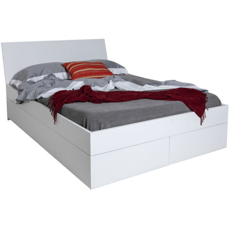 Queen Size Bett mit 4 Schubladen 166x220x96H