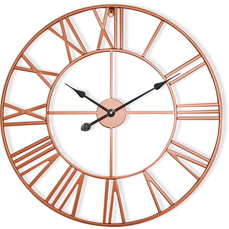 Casa Chic - Queensway 60 Horloge murale cadre métallique silencieux ø 60 cm