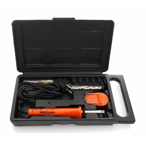 Quemador de cuero y madera + estuche KD10188