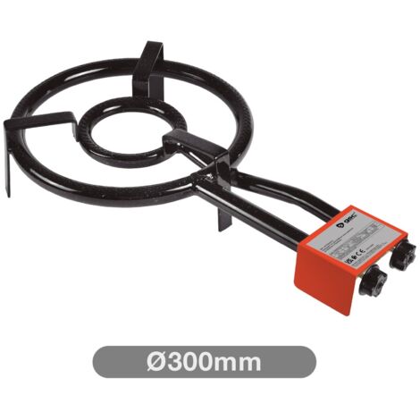 Quemador de gas doble Ø300mm para paelleras de Ø200mm a Ø420mm