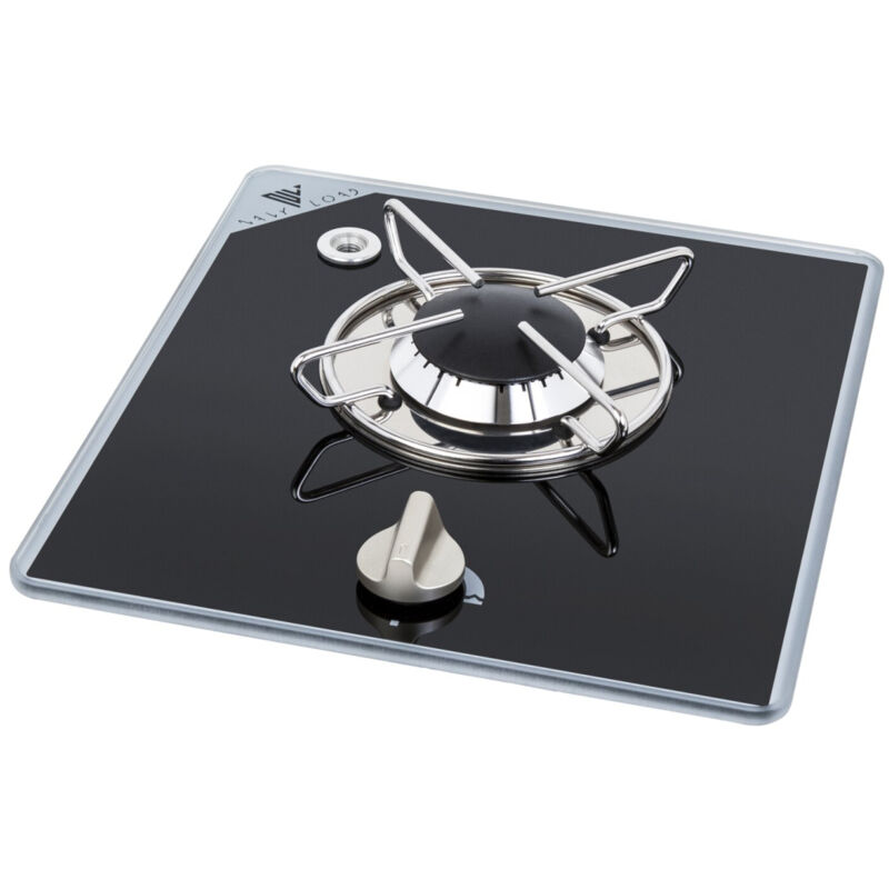 Quemador de gas empotrado de cristal de vidrio 1 fuego 290x325 - Navy Load