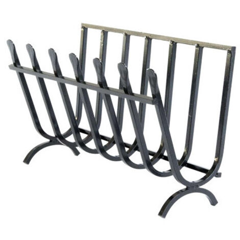 Quemador de leña Cuna 7 barras 40×24×34 cm – portaleña compacto