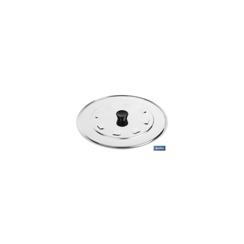 

Tapa cdesvapo modelo argÁn acero inox 24cm venta unitaria