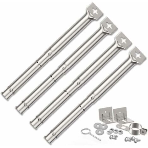 Quemador universal de 12" a 17,5" para FirePlus, Char-Broil, repuestos para quemadores ajustables, parrilla de gas universal, quemadores de tubo ajustables