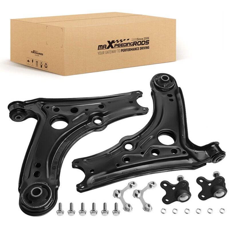 Image of Maxpeedingrods - querlenker traggelenke set vorne links & rechts for vw polo 6N1 seat arosa