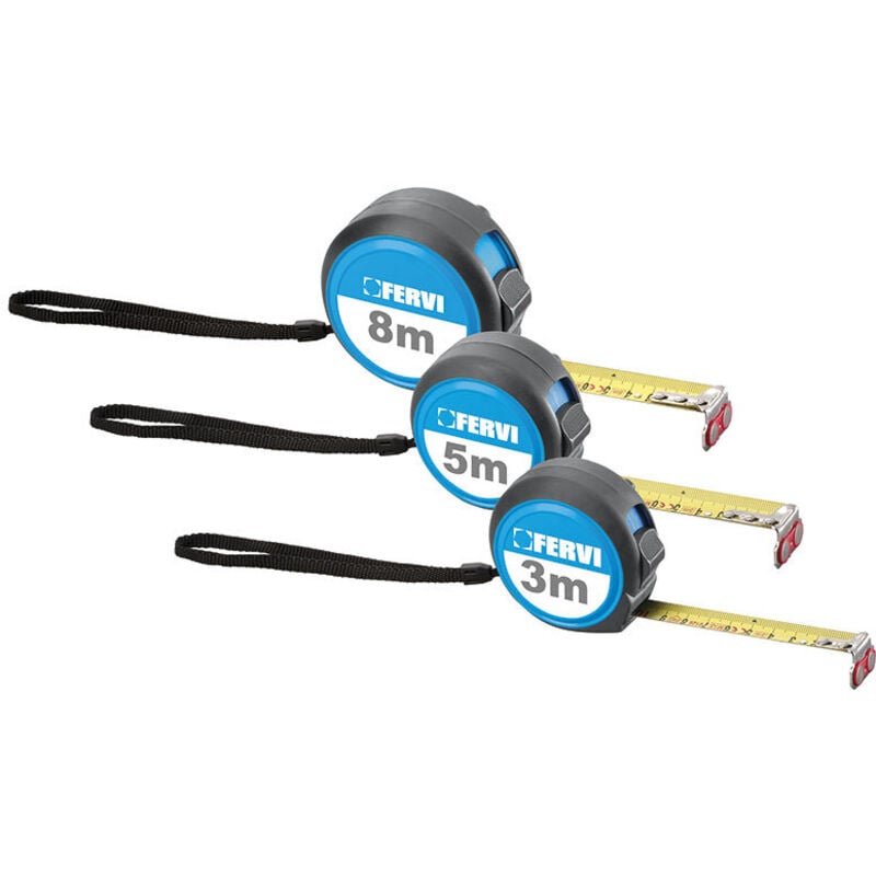 Fervi - Metre a ruban magnetique avec frein 5 m