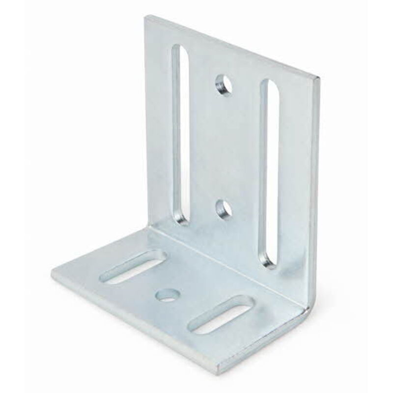 Index - 10 connecteurs bois équerres 35 x 75 x 65 mm, réglable, zingué