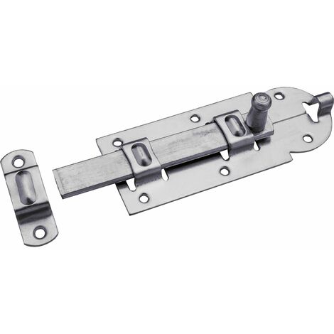 Querriegel gerade mit Schlaufe, Platte 60 x 25 mm, verzinkt