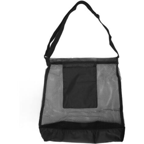 Questa capiente borsa a rete per la raccolta di funghi e frutti da giardino è dotata di tracolla regolabile, ideale per la raccolta di funghi e frutta, e di una tasca esterna per riporre comodamente i