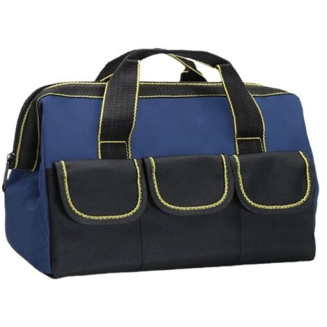 Questa versatile borsa porta attrezzi ha un'ampia apertura, è resistente, facile da trasportare ed è realizzata in tessuto Oxford impermeabile e rinforzato. È progettata per riporre gli attrezzi da gi