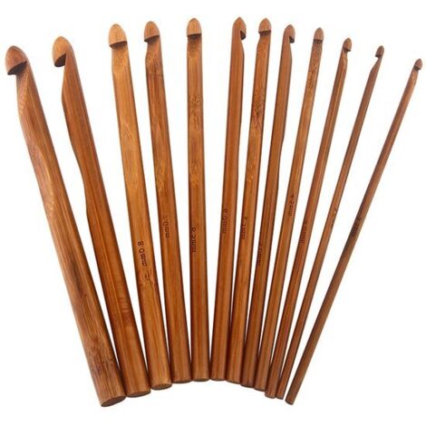 Questo kit per uncinetto include ferri da maglia e uncinetti in legno, bambù e vari materiali come cotone e seta. È disponibile in 12 misure ed è adatto per uncinetto, maglia trilobite e diversi tipi 