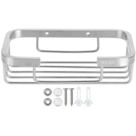 Questo portasapone da parete, realizzato in acciaio inox 304, funge anche da contenitore, rendendolo un accessorio ideale per il bagno.