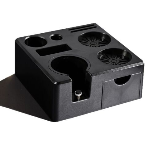 Questo pressino per espresso con porta-rubinetto è fornito in un'unica custodia. Il pressino multifunzionale è compatibile con attacchi per espresso da 51/54/58 mm e include un porta-rubinetto rimovib