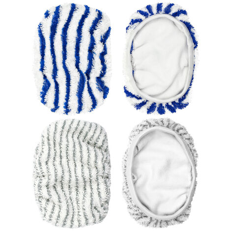 Questo set di 4 panni per la pulizia in microfibra riutilizzabili è compatibile con i pulitori a vapore Rowenta RY7 e RY8.
