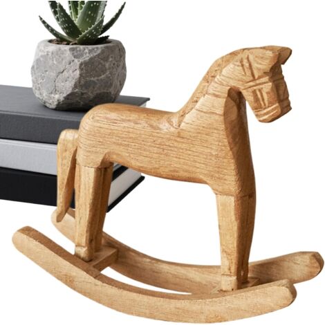 questres pour Maison Dcoration De Cheval Bascule en Bois