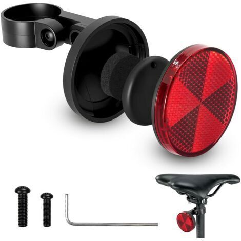 Quevat AirTag Support de selle de vélo caché compatible avec Airtags et Garmin Varia