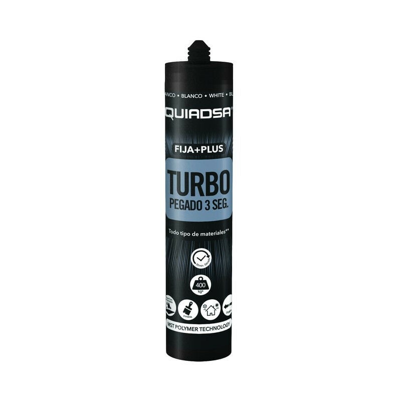 Adhésif fixe + plus turbo Quiadsa Fixe + Plus Turbo Blanc Tube souple 150 g.