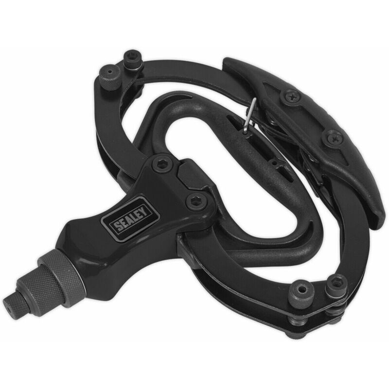 Loops - Quick Action Lazy Riveter - Adjustable Nozzle Concertina Ratchet Rivet Gun Tool