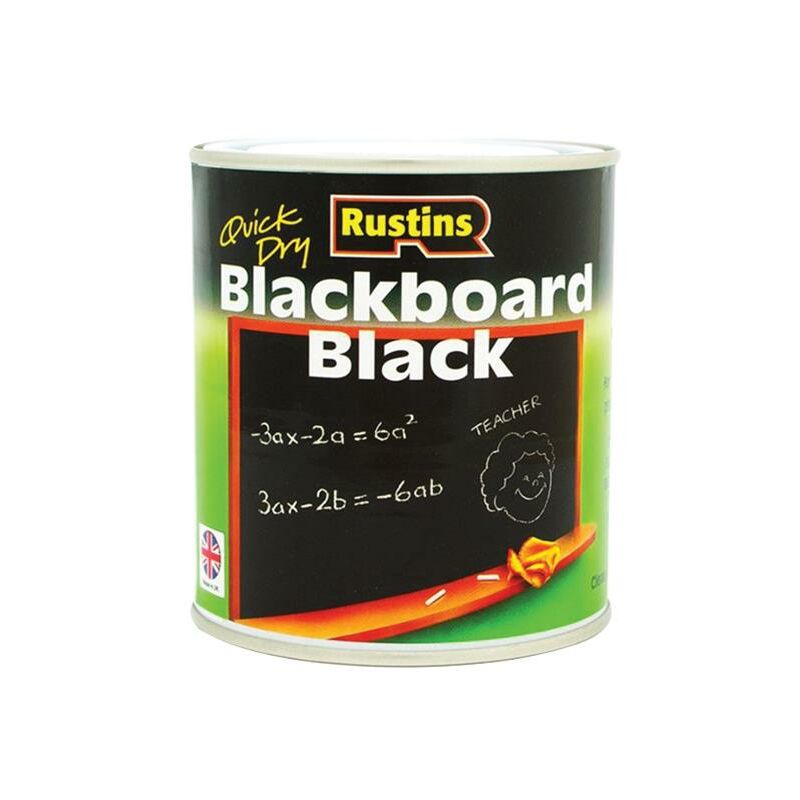 Rustins - BLAB100 Quick Dry Blackboard Black 100ml RUSQDBB100