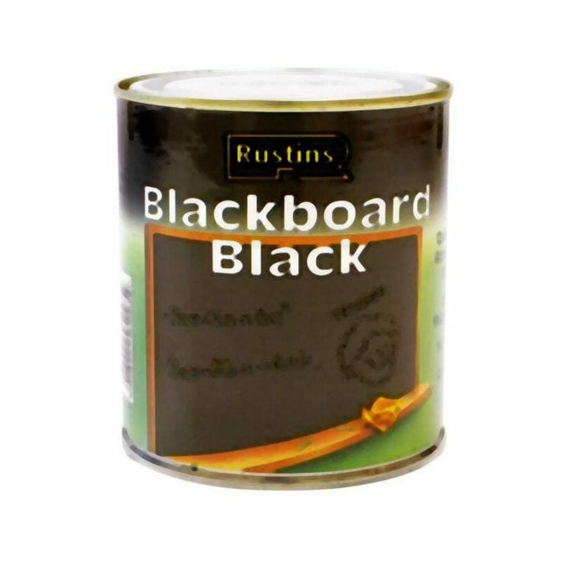 Rustins - BLAB1000 Quick Dry Blackboard Black 1 litre RUSQDBB1L