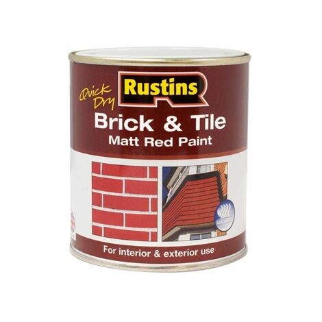 Quick Dry Brick & Tile Paint Matt Red