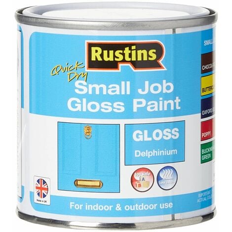 Quick Dry Small Job Gloss Paint Delphinium 250ml RUSSJPDELQD