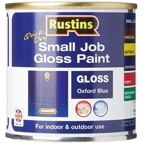 Quick Dry Small Job Gloss Paint Oxford Blue 250ml RUSSJPOXBQD