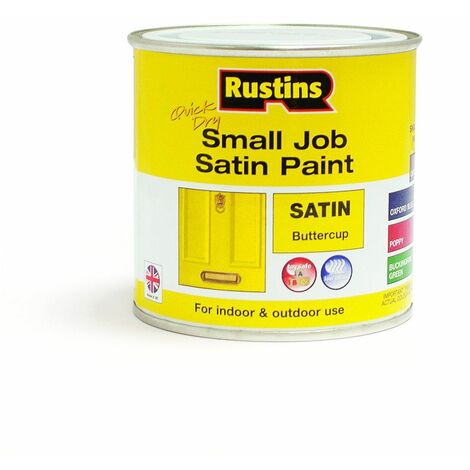 Quick Dry Small Job Satin Paint Buttercup 250ml RUSSJPSBUTQD