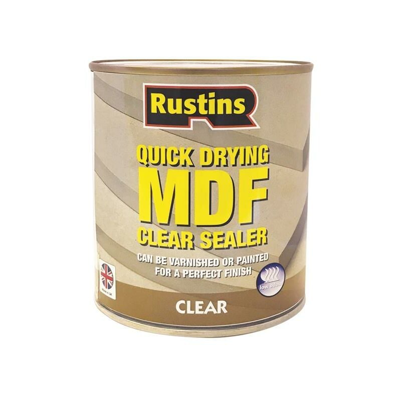 Rustins - MDFS250 Quick Drying mdf Sealer Clear 250ml RUSMDFCS250