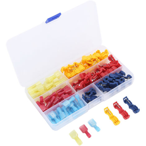 Quick Electrical Cable Connectors Snap Splice Lock Wire Terminal Crimp Wire Connector