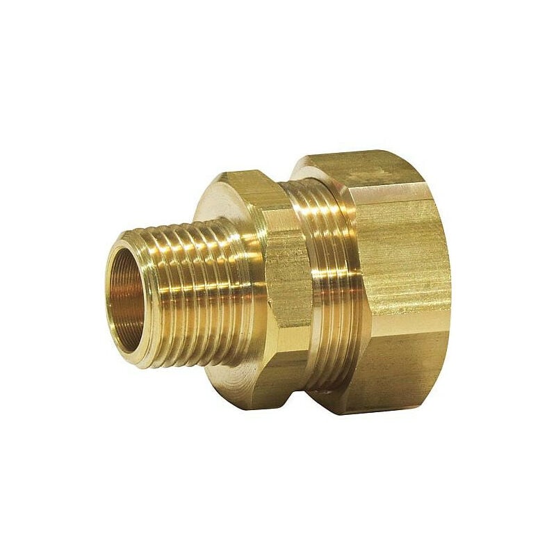 Quick Fix Pro raccord fileté male DN20 x 1' - laiton pour flexible ondulé